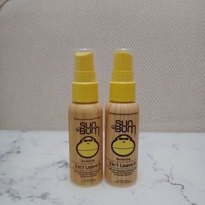 2 Sun Bum Revitalizing 3 In 1 Leave In Daily Hair treatment 1.5 Oz Travel